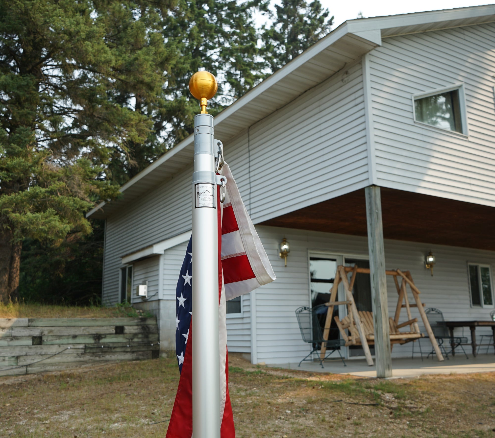 Titan Telescoping Flagpole Kit